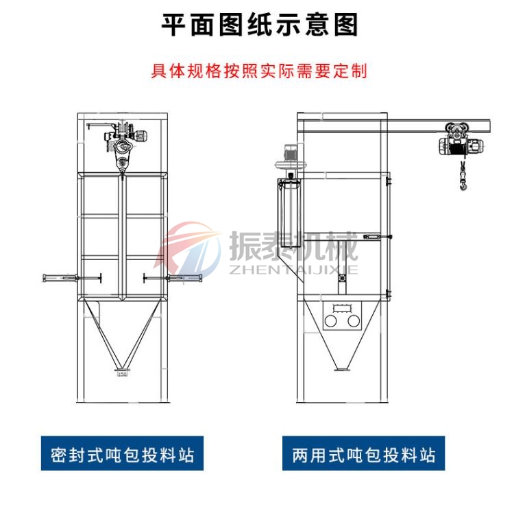 噸袋拆包機圖紙結(jié)構(gòu)